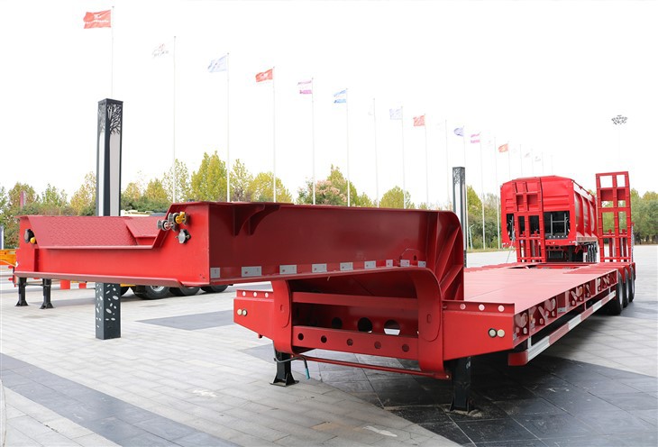3 Axle Lowbed Semi Trailer