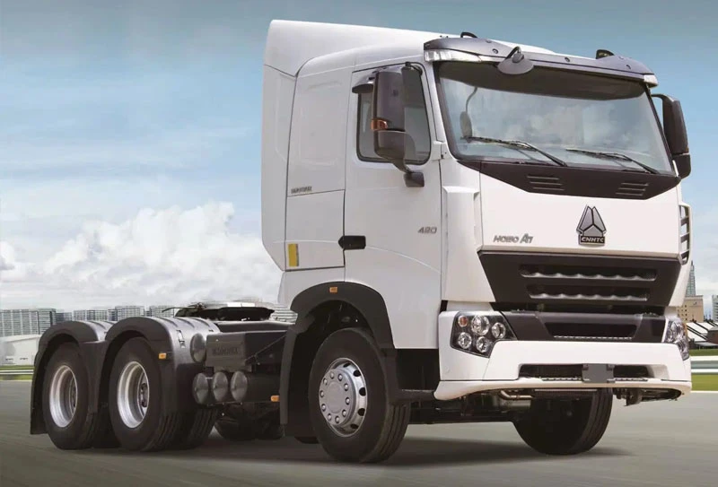 Sinotruck Howo A7 480hp รถบรรทุกรถแทรกเตอร์